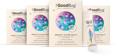 The Good Bug First Defense Probiotic For Boosting Immunity Orange Flavoured Powder(4 x 15 No)