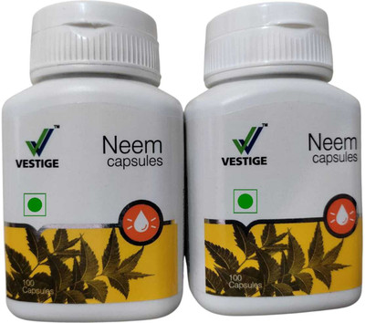 VESTlGE VESTIGE NEEM 100 SOFTGELS PACK OF 2 UNFALVAR Tablet(200 g, Pack of 2)
