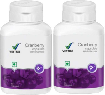 VESTlGE VESTIGE CRANBERRY 60 CAPSULES PACK OF 2 UNFALVAR Capsules(120 g, Pack of 2)