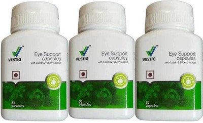 VESTlGE VESTIGE EYE SUPPORT CAPSULES (30 SOFTGELS) PACK OF 3 UNFALVAR Capsules(90 g, Pack of 3)