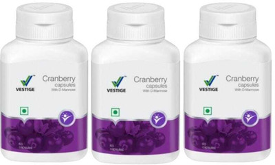 VESTlGE VESTIGE CRANBERRY 60 CAPSULES PACK OF 3 UNFALVAR Capsules(180 g, Pack of 3)