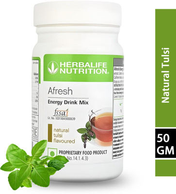 HERBALIFE Afresh Energy Drink – Tulsi (50g) | Enhances Metabolism & Weight loss Tulsi Powder(50 g)