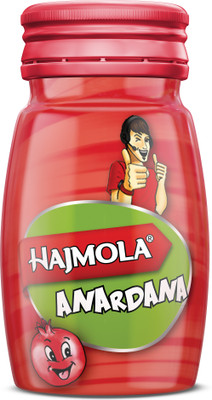 Dabur Hajmola Tasty Digestive Tabs (Anardana) | For Gut Health & Constipation Relief Anardana Tablet(120 No)