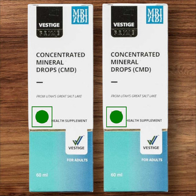 VESTlGE PRIME CONCENTRATED MINERAL DROPS (CMD) 60ML PACK 2 UATURAL Drink(120 g, Pack of 2)