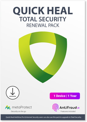 Quick Heal Renewal Upgrade Silver Pack - 1 User, 1 Year Total Security  (Email Delivery - No CD)(Home Edition)