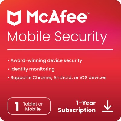 McAfee 1 Device 1 Year Mobile Security for Android (Email Delivery - No CD)(Standard Edition)