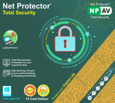 Net Protector 2026 1 PC 1 Year Total Security Compatible with Windows (Email Delivery - No CD)(Standard Edition)