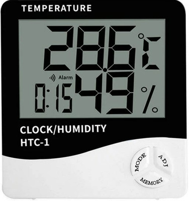 Dr care Dr_20117 Indoor Room LCD Electronic Temperature Humidity Meter hygrometer Weather sensor Thermometer(White)