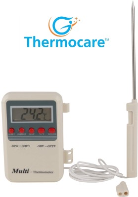 thermomate Multi stem Thermometer With external sensing probe Thermometer with External Sensing Probe and Accurate Fast Response Thermometer(White)