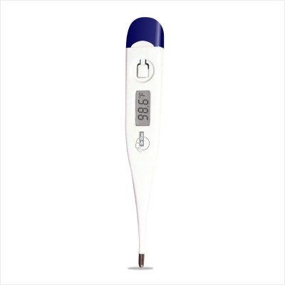 Dr Diaz DT101 Digital Thermometer for Body Fever Check Machine Alarm Beeper Alert Kids & Adult Thermometer(White, Blue)