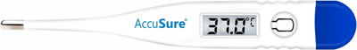 AccuSure MT1027-B Hard Tip Thermometer(White)