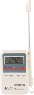 thermomate Multi stem Thermometer External Sensing Probe Thermometer(White)