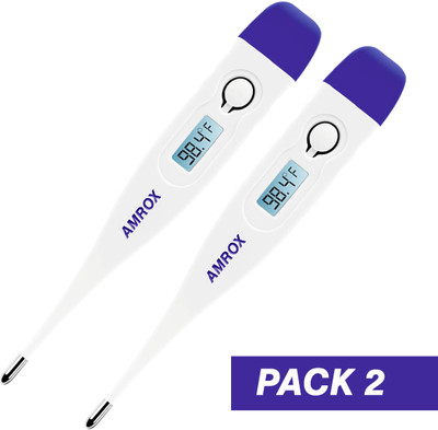 AMROX Digital Thermometer with One Touch Operation for Child and Adult Thermometer Digital Thermometer with One Touch Operation for Child and Adult Thermometer Thermometer(White) AMROX Digital Thermometer with One Touch Operation for Child and Adult Thermometer Digital Thermometer with One Touch Operation for Child and Adult Thermometer Thermometer(White)