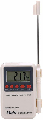 thermomate Multi steam Thermometer With external sensing probe Thermometer with External Sensing Probe and Accurate Fast Response Thermometer(White)