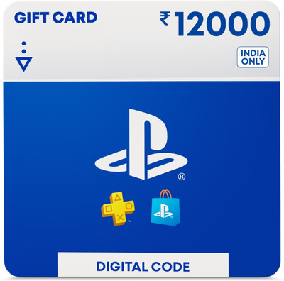 SONY PlayStation Store Gift Card 12000 INR (Email Delivery - Digital Voucher Code) (12)(12 Months)