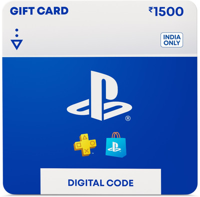 SONY PlayStation Store Gift Card 1500 INR (Email Delivery - Digital Voucher Code)(12)