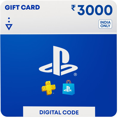 Sony Interactive Entertainment Rs.3000 PlayStation Store Gift Card(26/07/2026)