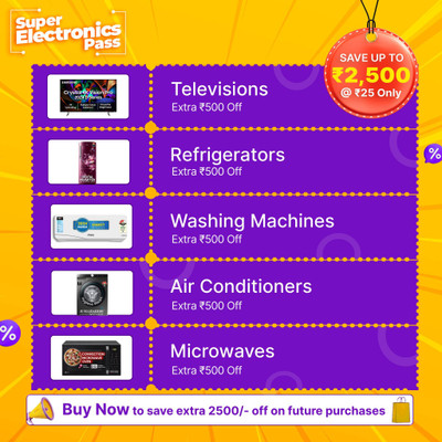 Save Extra Rs 4990 on purchase of your next Home Appliance & Gadget(31/12/2024)