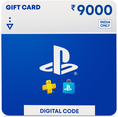 SONY PlayStation Store Gift Card 9000 INR (Email Delivery - Digital Voucher Code) (12)(12 Months)