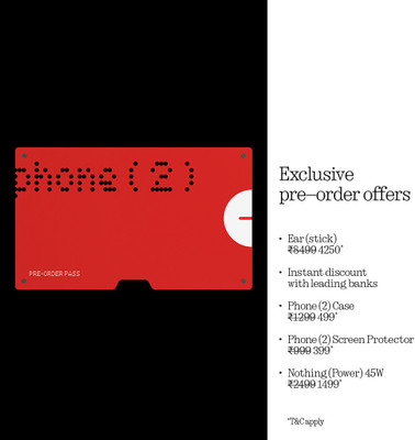 Nothing Phone (2) Pre-Order Pass(8th July)