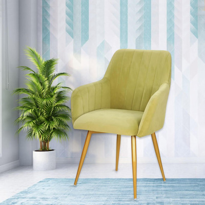 ALVON 24 Fabric Dining Chair(Set of 1, Finish Color - Lime)