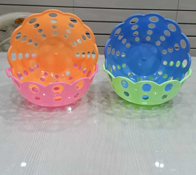 GRAHAST STAR ONE MESH BASKET Plastic Fruit & Vegetable Basket(Multicolor)