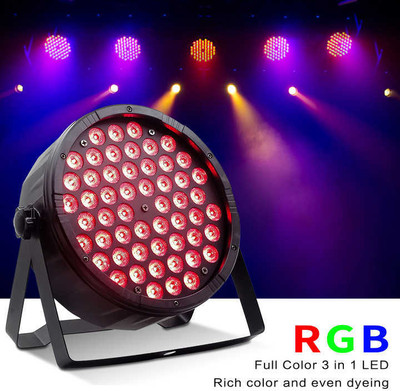 KAVYARA RGB DJ Par Light 60 LEDs – Party, Club, and Event Lighting Solution Shower Laser Light(Ball Diameter: 24 cm)