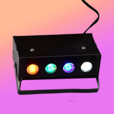HexaGear RGB LED Ganesh Temple Lamp – Adjustable Speed, Compact Design Disco Ball Set(Ball Diameter: 10 cm)
