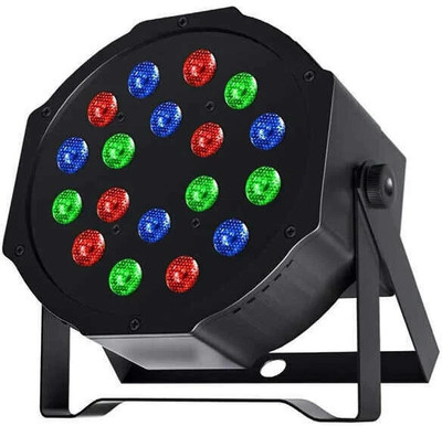 WBD 18 Led Par Light for DJ Disco Party Stage Lighting Weddings and Functions RGB Single Disco Ball(Ball Diameter: 18 cm)