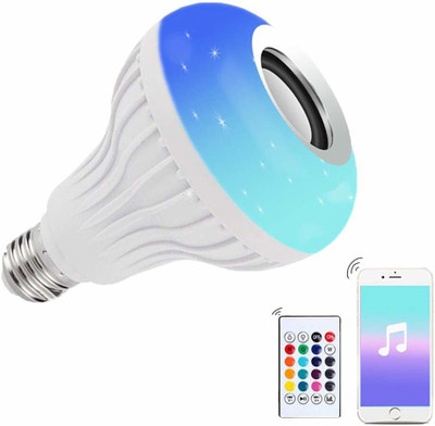 OnlineFront Led Music Bulb Wireless Speaker Dual Disco Ball(Ball Diameter: 10 cm)
