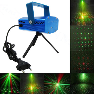Vedara ® MiniLaser LED Decorative Projector with Music Sensor Mode Red-Green Dots Light Shower Laser Light(Ball Diameter: 10 cm)