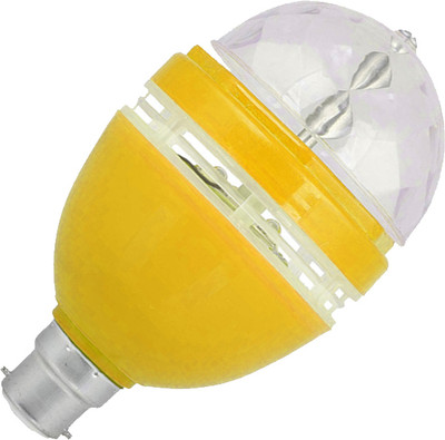BeerTech 360 Degree Rotating LED Disco Bulb for Party/Home/Diwali Decoration Home Single Disco Ball(Ball Diameter: 2.5 cm)