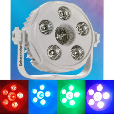 Schsteindar 6 LED PAR LIGHT MULTI COLOUR ,AUTOMATIC MULTI FUNCTIONAL 12 V DC Shower Laser Light(Ball Diameter: 10 cm)
