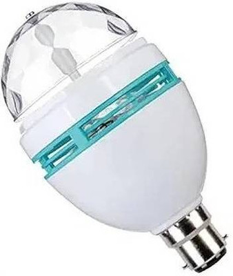 Treadmill 360 Degree LED Crystal Rotating Bulb Magic Disco LED Light, LED Rotating BulB Single Disco Ball(Ball Diameter: 18 cm)