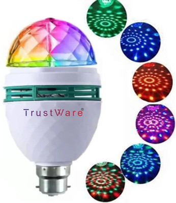 Trust Ware 360 Degree Rotating Crystal LED Bulb disco Light Single Disco Ball(Ball Diameter: 5 cm)