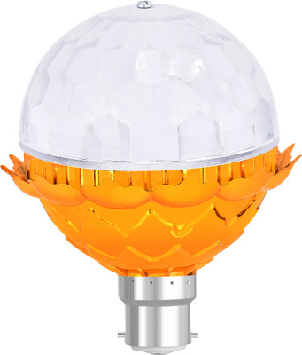 spark world 360 Degree Golden LED Crystal Rotating Bulb Disco Ball Set(Ball Diameter: 2.5 cm)