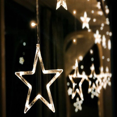 MOOZMOB 140 LEDs 2.5 m Yellow Flickering Star Rice Lights(Pack of 2)