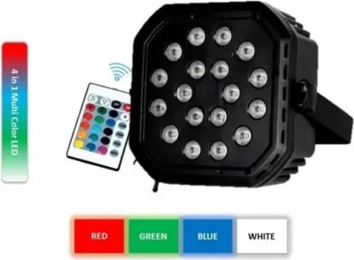 Skylight 90W DJ LED Flood Light with 18 LEDs 24 Keys Dual Disco Ball(Ball Diameter: 14 cm)