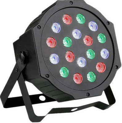 WBD Stage DJ PAR Light 18 LED RGB Party Light with Auto Sound Mode & Remote Control Single Disco Ball(Ball Diameter: 18 cm)