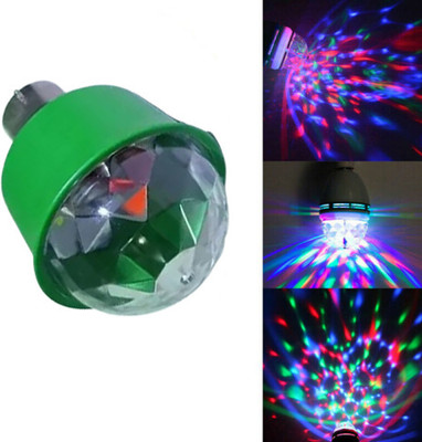 Hiru 360 Degree Rotating Crystal LED Bulb,LED Light,LED Disco Light for Party,Diwali Single Disco Ball(Ball Diameter: 2.5 cm)
