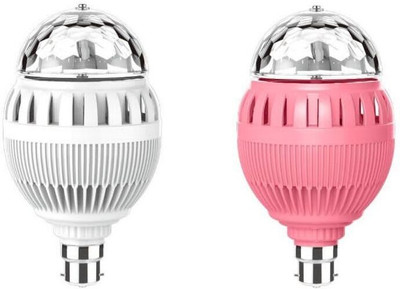 Glamezone LED Disco Lamp LED Bulb Rotating Bulb Light Lamp with Bluetooth Speaker Single Disco Ball(Ball Diameter: 2.6 cm)