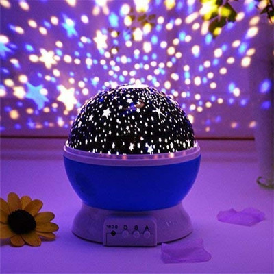 kidsdelight Master Projector with USB Wire Colorful Romantic LED Star Master Single Disco Ball(Ball Diameter: 14 cm)