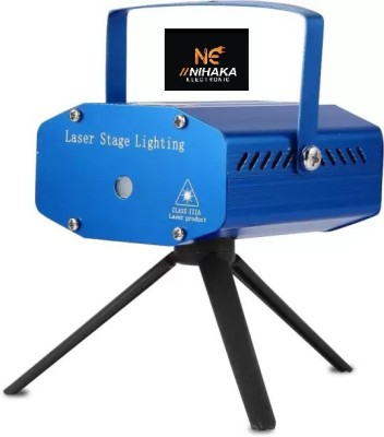 NIHAKA Mini LED Dj Disco 12 Mode Combination, Stage Sound Activated Projector LED Shower Laser Light(Ball Diameter: 12 cm)