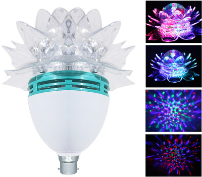 MOOZMOB Disco Bulb Dj Light for Home Party Birthday Dancing Stage Bedroom Disco Bulb Single Disco Ball(Ball Diameter: 6 cm)