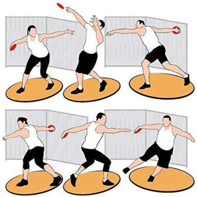 Kalindri Sports Wooden Discuss 1 KG Discuss Pack of 1 Wooden Discus Throw Disc(1 kg)