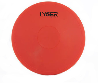 LYGER Discus Throw 350gms , Disc Throw , Black Rubber Discuss Sponge Discus Throw Disc(0.35 kg)