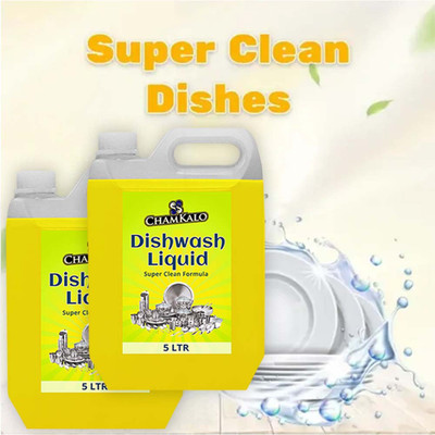 UPASTHIT Lemon dish wash Liquid Detergent with Lemon foroil off Kitchen Cleaner Combo Dish Cleaning Gel(Lemon, 10 L)