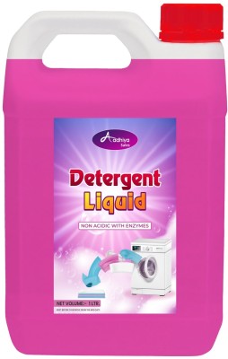 adhiya sales Dishwashing Detergent Dish Cleaning Gel (Lemon, 2 x 5 L) Liquid Detergent(1 L)