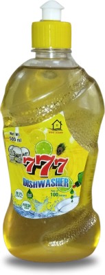 777 Lemon Dishwash Liquid Gel 500ml | Utensils Cleaner Liquid Dish Cleaning Gel(Lime, 500 ml)