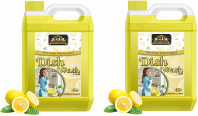 Sunita Dreams 5 Ltr Lemon +5 Ltr Lemon Dish Cleaning Gel Dish Cleaning Gel(Lemon, 2 x 5 L)